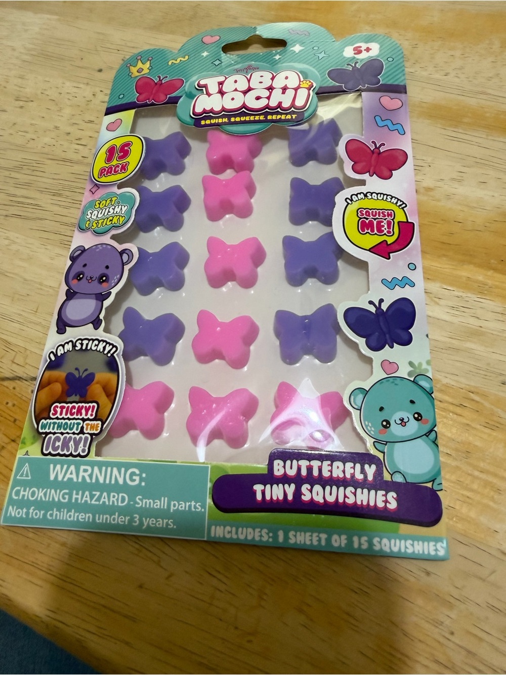 Butterfly Tiny Squishies Pack - Pink & Purple
